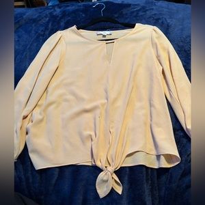 Yellow Pink Rose Blouse